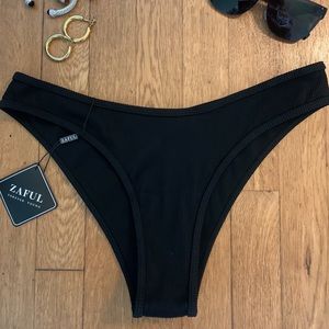 NWT Black bikini bottoms